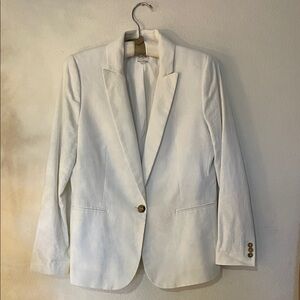J. Crew Classic White Blazer